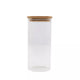 Storage jar with bamboo lid 1.4L