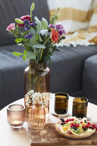 Vaas geel Ø 12.50cm H 30cm