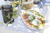 Serveerschotel gebroken wit 35x26cm