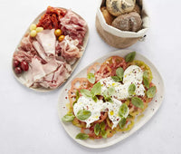 Serveerschotel gebroken wit 30x21cm