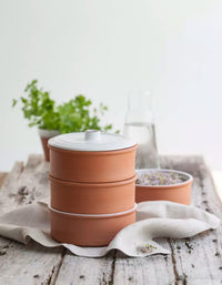 Germoir à 3 étages en terre cuite