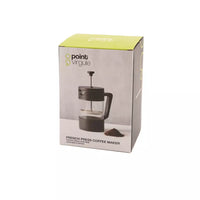 French press cafetière à piston noir 600ml