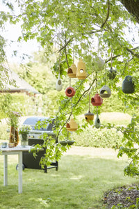 Nichoir en fibre de bambou ocre