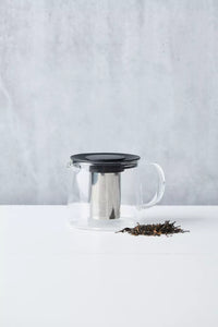 Teapot with infuser black 600ml