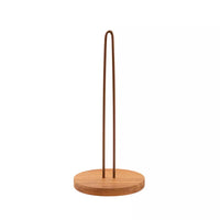 Acacia wood paper towel holder