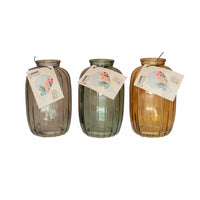 Mini-vase jaune, vert ou gris Ø 6.5cm H 12cm