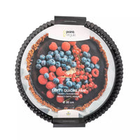 Geribde bakvorm met anti-aanbaklaag en losse bodem ø 30cm