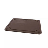 Wood fiber cutting board with juice groove black 29.8x23.5cm FSC®