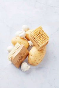 Groenteborsteltje uit bamboe