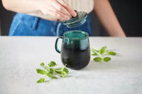 Theekop met filter 600ml Forest Green