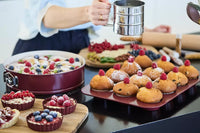 Baking pan for 12 muffins made of non-stick carbon steel