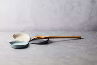 Repose cuillère en fibre de bambou bleu brouillard