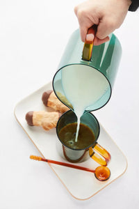 Carafe green/amber 730ml