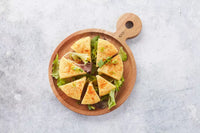 Hamburgerplank uit acaciahout rond ø 20cm FSC®