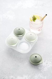 Ice ball mold for 4 ice balls ø 6.5cm