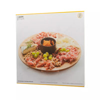 Sharing set met magnetische draaibare plateau uit acacia en bowl Ø40cm FSC®