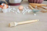 Pinceau avec poignée en bambou warm beige