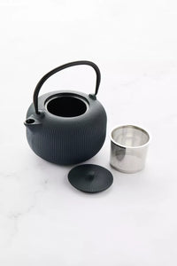Cast iron teapot with internal enamel coating 1L Misty Grey