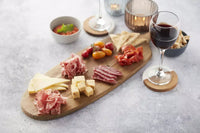 Lange serveerplank uit acaciahout 56x18x1.5cm FSC®