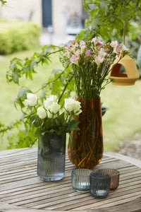 Vaas blauw ø 17.7cm H 18cm