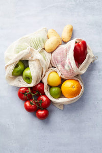 Reusable mesh bag for vegetables and fruit 30x40cm