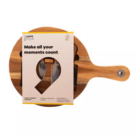 5-delige magnetische kaasset uit acacia FSC®