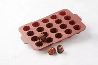 Mold for 20 cannelés Vintage Maroon