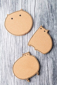 Panonderzetter uit kurk kat