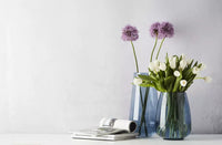 Vaas blauw Ø 18.5cm H 24.5cm