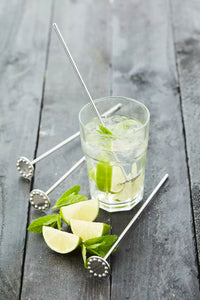Set de 4 touillettes et pilons à cocktail