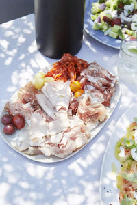 Serveerschotel gebroken wit 35x26cm