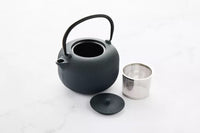 Cast iron teapot with internal enamel coating 1L Misty Grey