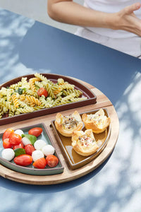 Sharing 1/4 tapas bord Cumin 13x13x2cm