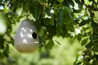 Vogelhuisje uit bamboevezel naturel
