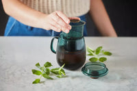 Theekop met filter 600ml Forest Green