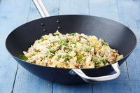 Wok uit carbonstaal met excalibur antikleeflaag ø 36cm