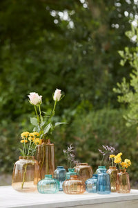 Vaas geel Ø 12.50cm H 30cm