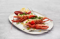 Set of 4 lobster forks black