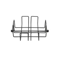 Wire porte-serviettes noir