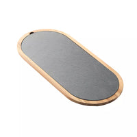 Sharing board in acacia/slate 45x21cm FSC 100%