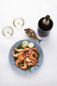 Assiette de présentation bleu Ø 29.5cm