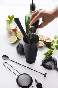 8-delige cocktailset zwart