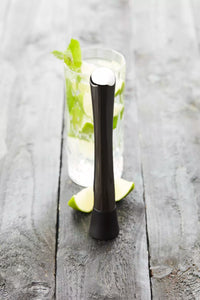 Pilon à cocktail noir métallique