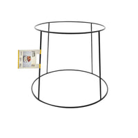 Houder voor zeevruchtenschaal mat zwart