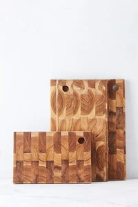 Teak wood cutting board 40x20cm