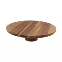 Plat à tarte sur pied en acacia ø 28cm FSC®