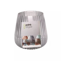 Vaas blauw ø 17.7cm H 18cm