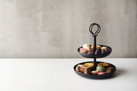 Wire présentoir noir mat ø 20.5cm