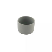 Bas bougeoir/pot de fleurs en céramique vert sauge