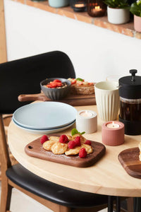 Walnut wood serving board 22.5x15cm FSC®